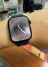 Apple/苹果 Watch Series 10 智能手表GPS款46毫米亮黑色铝金属表壳黑色运动型表带S/M MX263CH/B 实拍图