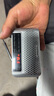 飞利浦（PHILIPS）SBM120 收音机老人充电插卡播放机一体机听歌戏曲评书老年人FM便携式 银色 实拍图