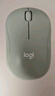 罗技（Logitech）M221 轻音鼠标 无线鼠标 办公鼠标 对称鼠标 带无线微型接收器 薄荷绿 实拍图