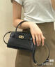 CHARLES&KEITH鳄鱼纹凯莉包手提斜挎婚包包女包生日礼物CK2-50270880-1 Black黑色 S 实拍图