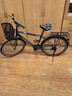 凤凰 自行车成人男式通勤26寸城市代步变速脚踏复古28老式单车 马斯特 亚黑色 单速 实拍图