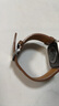 MSSM适用苹果手表表带apple watch小牛皮iwatch针扣皮表带S11/ultra3/S10/9/8/SE3 咖色49/46/45/44MM 实拍图