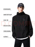 杰克·琼斯（JACK&JONES）男装潮流秋季外套男士连帽防风上衣户外休闲夹克短款百搭外套男 E41黑色 M (175) 实拍图