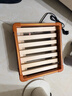 万宝实木烤火炉取暖器家用暖脚器烤火箱电暖足家用烤火器办公室烤脚取暖器烘脚器电热烤火盆客厅 升级单人款35*30CM【智能控温-过热保护】 实拍图