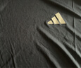 adidas速干简约休闲舒适圆领短袖T恤男装夏季阿迪达斯官方轻运动   传奇墨水蓝/白色   M 实拍图