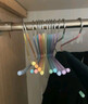 佳帮手鹅型裤架彩虹家用无痕裤夹多功能夹子衣架衣柜收纳神器衣裤挂架 实拍图