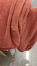 骁芬暖暖套装冬加厚睡衣女长袖珊瑚绒保暖宽松休闲大码家居服外穿 果酱红(裤子＋上衣) 均码【适合80-145斤】 实拍图