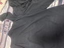 红豆内衣男秋衣秋裤纯色棉氨圆领薄款保暖内衣套装 月夜黑180 实拍图