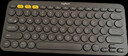罗技（Logitech）时尚系列 K380 键盘 蓝牙办公键盘 无线键盘 女友 便携超薄键盘 笔记本键盘 黑灰色 实拍图