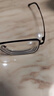 依视路（ESSILOR） 新款商务男镜架时尚镜框女配依视路镜片近视定制眼镜网上配镜 钛金属-全框-4004BK-黑色 镜框+依视路膜岩高清1.60现片 实拍图