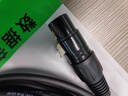 晶华 6.5mm转卡侬公对母音频线 6.35大三芯XLR平衡麦克风话筒调音台音箱音响功放声卡连接线 5米 A155I 实拍图