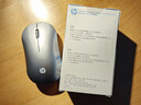 惠普（HP）DM10 无线蓝牙双模鼠标 商务办公无线鼠标苹果笔记本微声蓝牙便携式无线鼠标 银色 实拍图