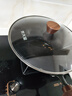炊大皇铁锅家用无涂层不锈炒锅燃气灶专用炒锅炒菜锅平底锅极铁锅32cm 实拍图