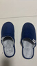 回力日系柔软情侣棉拖秋冬家居室内保暖棉鞋男款HL0006蓝色42-43码 实拍图