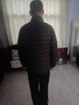 京东京造【air+零压羽绒】轻薄羽绒服男外套冬立领90鸭绒 曜石黑XXL 实拍图