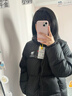 骆驼（CAMEL）【小太阳】户外羽绒服鸭绒加厚羽绒衣经典时尚防风保暖运动外套 石墨烯自发热-幻影黑 A33CAPN163J M 实拍图