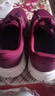 足力健老人鞋中老年轻便休闲散步鞋2431380J 女 酒红 38 实拍图