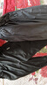 猫霓裤子男秋冬季潮流宽松加绒直筒裤黑色男裤工装裤运动休闲西长裤 黑色+深灰-【抢手两条装】 XL 【建议体重110-140斤左右】 实拍图