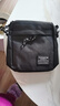 男士单肩包多层小背包轻便通勤休闲户外男斜挎包 黑色 实拍图