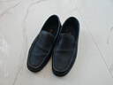 红蜻蜓男棉鞋厚绒保暖牛皮男鞋一脚蹬休闲套脚商务皮鞋 WTA30612黑色43 实拍图