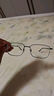京东京造近视可配度数眼镜框专业配镜防蓝光镜片男女金属框黑 平光 实拍图