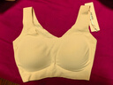 ubras无尺码免拆胸垫文胸女无钢圈胸罩无痕背心女聚拢内衣粉底液 【小奶皮】裸感肤色 均码 -经典背心版(100-130斤) 实拍图