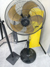 钻石牌（DIAMOND） 工业风扇落地扇家用立式电风扇大风力摇头强力电扇客厅商用工厂车间铝叶商业风扇 HF-1802金色五叶 推荐大厅/车间 实拍图