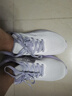 安踏逸尘运动鞋女鞋秋冬新款透气轻便休闲跑步鞋女减震软底小白鞋子女 【热卖推荐轻质畅跑女鞋】白/迷雾紫 36 (225mm) 实拍图