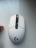 罗技（G）G304 LIGHTSPEED无线鼠标 游戏鼠标 轻质便携 绝地求生FPS鼠标英雄联盟LOL吃鸡 生日礼物 白色 实拍图