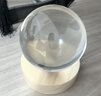 缤越白水晶球摆件白色水晶人造水晶球玻璃球客厅玄关装饰 白色10cm 实拍图