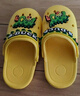B.Duck小黄鸭童鞋儿童拖鞋男女童耐磨家居鞋洞洞鞋5302嫩黄26 实拍图