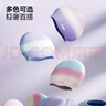 李宁（LI-NING）泳帽长发硅胶防水游泳帽时尚男女士印花游泳泳帽4622粉绿 实拍图