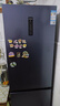 美菱（MeiLing）无忧嵌402双门两门超薄零嵌小户型大容量拼接窄门一级节能低噪变频风冷无霜底部散热冰箱国家补贴 BCD-402WPCZX 神秘灰 实拍图