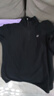探拓（TECTOP）抓绒衣 户外加厚保暖男抓绒衣纯色立领半开衫柔软舒适抓绒衣 MZRY033 男款黑色 L 实拍图
