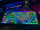 狼蛛（AULA）HERO 84HE磁轴键盘RT电竞游戏75配列客制化机械有线RGB霓虹灯箱五层填充网页驱动无畏契约8K回报率 白色等高线【黑皇磁轴】-FR4沉金定位板 实拍图