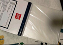 得力塑封膜6寸 照片过塑膜 文件过塑机塑封机膜专用护卡膜/塑封纸 110*160mm 100张/包 70厚度 3810 实拍图