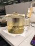 九阳（Joyoung）净萃养生壶迷你家用全玻璃煮茶器 316L茶篮 1L办公室0金属0胶水恒温烧水壶 K10D-WY103（茶） 实拍图