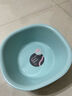 CHAHUA茶花 抗菌塑料盆25.5cm1只装洗脸盆子婴儿儿童洗内裤洗脚盆 蓝色* 实拍图