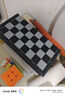 友邦（UB） 国际象棋黑白色磁性可折叠便携培训教学用棋 3810B-C(中号) 实拍图