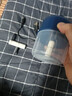 绞肉机小型打蒜器家用绞蒜切蒜器多功能辅食料理机电动蒜泥神器蒜蓉机自动切菜机压蒜器 蓝色-升级大电机 0.26L （塑料杯） 实拍图