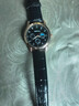 【网红爆款】商务腕表石英运动表休闲皮带男女手表 黑色 实拍图