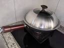 RIVER LIGHT日本极牌进口炒锅铁锅无涂层神炒33cm炒菜锅熟铁锅燃气灶明火款  实拍图