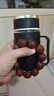新款玻璃杯商务防爆把手大容量手柄办公室泡茶水杯防摔男女杯子 活动商务黑【两款随机发】 500ml 实拍图