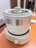 小熊（Bear）电煮锅电火锅小电锅火锅专用锅家用宿舍多功能锅一人用电蒸锅炖蒸煮一体电炒锅分体式小型1-2人 2.5L 【陶瓷油涂层】+蒸笼 DHG-D25G2 实拍图