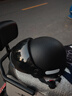 青霄 安全头盔 标准款 新国标 3C认证 抗冲击包裹式防护 电男动女四季车骑通用 黑色防晒镜片 实拍图