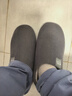 回力纯色全包棉鞋情侣室内外防滑保暖棉拖鞋HLX0233粉色40-41码 实拍图
