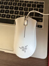 雷蛇（Razer）炼狱蝰蛇标准版有线鼠标 人体工学  电竞游戏 右手通用型 吃鸡/LOL/CS GO游戏鼠标 白色 实拍图