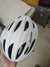 喜德盛（xds）公路山地自行车水壶架挡泥板锁打气筒车前包坐垫套头盔尾灯配件 白色头盔 L码 推荐头围59-61CM 实拍图