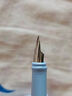 得力(deli)步乐EF明尖学生矫姿钢笔 儿童正姿启蒙练字套装 (1笔1晶蓝墨囊)SF789 EF尖(约0.38mm) 实拍图