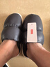 京东京造【防水两穿】棉拖鞋包脚秋冬保暖棉拖鞋男士大象灰44-45JZ-2434 实拍图
